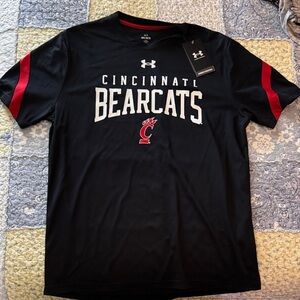 Under Armour Cincinnati Bearcats Black Performance T-Shirt